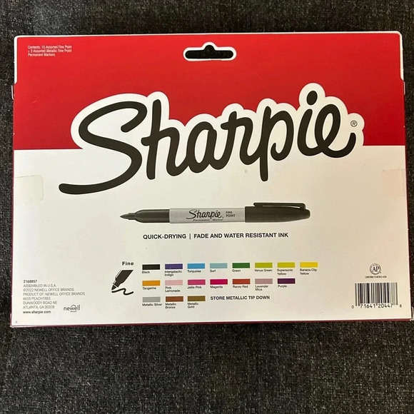 New Sharpie 18 ct Quick Drying Marker - Picture 2 of 2
